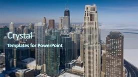  Presentation with chicago southside communities - Cool new presentation theme with panorama of chicago polar vortex backdrop and a ocean colored foreground