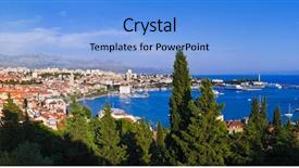  Presentation with croatia split - Audience pleasing slide deck consisting of dynamic interplay of attractive forms and lines on the subject of modern technologies communications energy motion and space backdrop and a wine colored foreground.