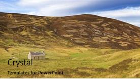  Presentation with scottish highlands - Amazing slide set having panorama of the cairngorms scottish backdrop and a  colored foreground