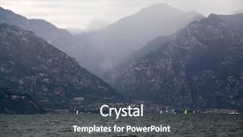  Presentation with italy culture - Cool new presentation theme with panorama of the gorgeous lake backdrop and a ocean colored foreground