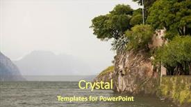  Presentation with italy - Presentation enhanced with panorama of the gorgeous lake background and a tawny brown colored foreground