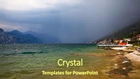  Presentation with italy - Beautiful presentation featuring panorama of the gorgeous lake backdrop and a tawny brown colored foreground