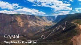  Presentation with republic day - PPT layouts having panorama-of-the-katu-yaryk background and a dark gray colored foreground
