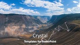  Presentation with republic day - Cool new slide set with panorama-of-the-katu-yaryk backdrop and a dark gray colored foreground