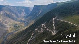  Presentation with republic day - Cool new slide deck with panorama-of-the-katu-yaryk backdrop and a dark gray colored foreground