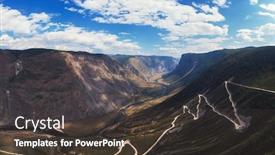  Presentation with republic day - Slide set having panorama-of-the-katu-yaryk background and a dark gray colored foreground