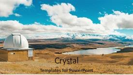  Presentation with new zealand - Amazing theme having panorama of the mount john backdrop and a coral colored foreground