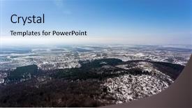  Presentation with mountain - Cool new PPT layouts with panorama over a mountain bulgaria backdrop and a light blue colored foreground