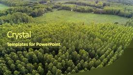  Presentation with unmanned aerial vehicle - Amazing presentation design having panorama over a mountain bulgaria backdrop and a tawny brown colored foreground