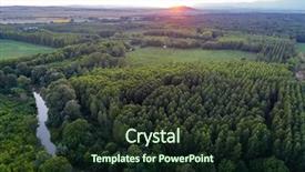  Presentation with k2 mountain movement - Colorful presentation theme enhanced with panorama over a mountain bulgaria backdrop and a wine colored foreground