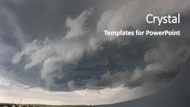  Presentation with weather storm - Amazing PPT layouts having panorama stitched from 4 mage backdrop and a gray colored foreground