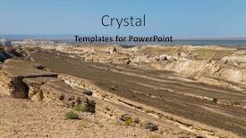  Presentation with uzbekistan - Cool new PPT layouts with panorama-view-to-aral-sea backdrop and a light blue colored foreground