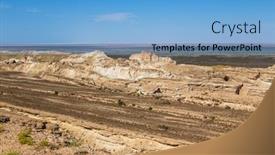  Presentation with uzbekistan - Cool new PPT theme with panorama-view-to-aral-sea backdrop and a light blue colored foreground