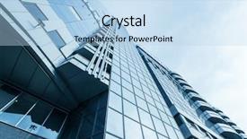  Presentation with high rise building - Cool new PPT layouts with panoramic and perspective wide angle backdrop and a  colored foreground