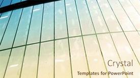  Presentation with industry future - Theme consisting of panoramic-and-perspective-wide-angle background and a cream colored foreground