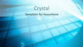  Presentation with high rise building - Presentation enhanced with panoramic-and-perspective-wide-angle and a cool aqua colored foreground