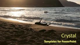  Presentation with magic - Theme featuring panoramic-beach-landscape-in-magic background and a  colored foreground
