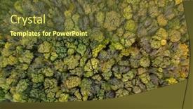  Presentation with bird eye view - Audience pleasing PPT theme consisting of panoramic-bird-s-eye-view backdrop and a tawny brown colored foreground