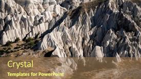  Presentation with cappadocia - Slides with panoramic-landscape-with-mountains background and a  colored foreground