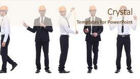  Presentation with photo collage - Amazing theme having panoramic photo collage of confident backdrop and a cream colored foreground