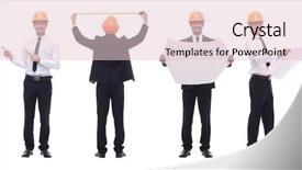  Presentation with photo collage - Presentation consisting of panoramic photo collage of qualified background and a  colored foreground