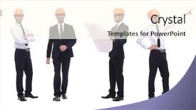  Presentation with photo collage - Amazing slide set having panoramic photo collage of qualified backdrop and a  colored foreground