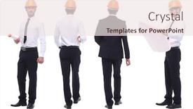  Presentation with photo collage - Cool new theme with panoramic-photo-collage-of-qualified backdrop and a sky blue colored foreground