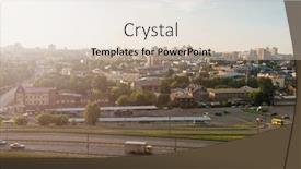  Presentation with siberia - PPT theme having panoramic-picture-of-road background and a lemonade colored foreground