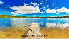  Presentation with new zealand - Amazing PPT theme having panoramic trees - lake in new zealand panorama backdrop and a yellow colored foreground