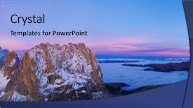  Presentation with panoramic - Cool new presentation with panoramic view aerial wide format backdrop and a light blue colored foreground