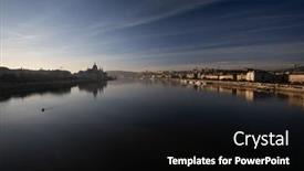  Presentation with danube - Slide deck with panoramic-view-of-budapest background and a black colored foreground