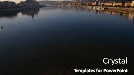  Presentation with danube - PPT layouts enhanced with panoramic-view-of-budapest background and a black colored foreground