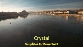  Presentation with danube - Presentation theme enhanced with panoramic-view-of-budapest background and a wine colored foreground