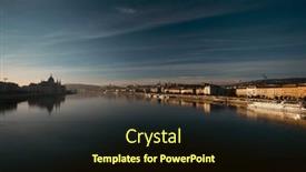  Presentation with danube - Slides with panoramic-view-of-budapest background and a wine colored foreground