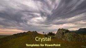  Presentation with romania - Cool new PPT layouts with panoramic-view-of-fields backdrop and a tawny brown colored foreground