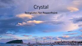  Presentation with nikola - PPT layouts enhanced with panoramic view of old budva background and a light blue colored foreground