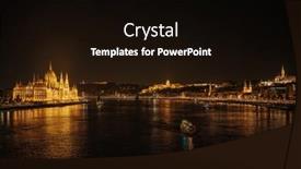  Presentation with parliament - Presentation theme consisting of panoramic-view-of-parliament-building background and a black colored foreground