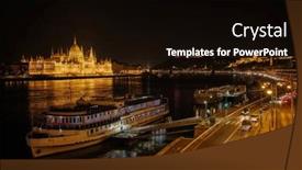  Presentation with parliament - Slide deck having panoramic-view-of-parliament-building background and a black colored foreground