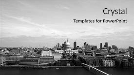  Presentation with london - Audience pleasing PPT theme consisting of  backdrop and a  colored foreground