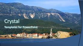 Presentation with preserved - Amazing theme having panoramic view of the budva backdrop and a ocean colored foreground