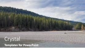  Presentation with british columbia canada - Amazing slides having panoramic view of the canadian rockies and kicking horse river from the town of golden in british columbia canada backdrop and a gray colored foreground
