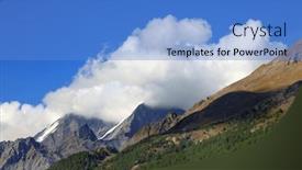  Presentation with switzerland - Slides with panoramic-view-of-the-pennine background and a teal colored foreground