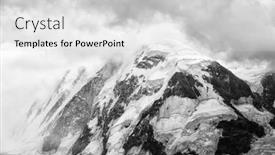  Presentation with switzerland - Presentation theme enhanced with panoramic-view-of-the-pennine background and a light gray colored foreground