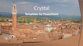  Presentation with panoramic - Slide deck enhanced with panoramic-view-of-the-sienna background and a gray colored foreground