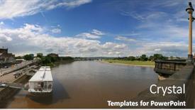  Presentation with panoramic - Amazing presentation having panoramic-view-on-elba-river backdrop and a tawny brown colored foreground