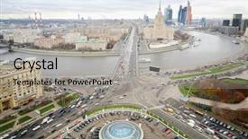  Presentation with top view of amazon river - PPT theme enhanced with funfair - rollercoaster ride - happy child background and a coral colored foreground