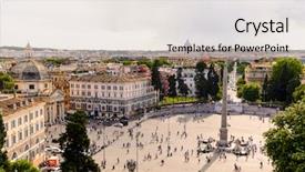  Presentation with peter - Slides featuring peter's basilica rome italy background and a lemonade colored foreground