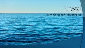 Presentation with deep blue - Audience pleasing PPT layouts consisting of panoramic-view-with-rippled-deep backdrop and a light blue colored foreground