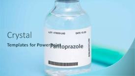  Presentation with heartburn - Slide set having pantoprazole-proton-pump-inhibitor-ppi background and a light blue colored foreground
