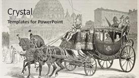  Presentation with biology fungi 3d illustration - Beautiful PPT theme featuring paintings history - papal carriage old illustration created backdrop and a light gray colored foreground